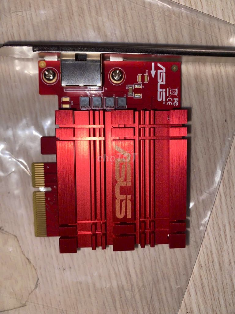 Card mạng ASUS XG-C100C Đỏ. Mua bán Linh kiện (RAM, Card...) tại Huyện Lý Nhân Hà Nam được đăng bởi THPT NHT hình 1
