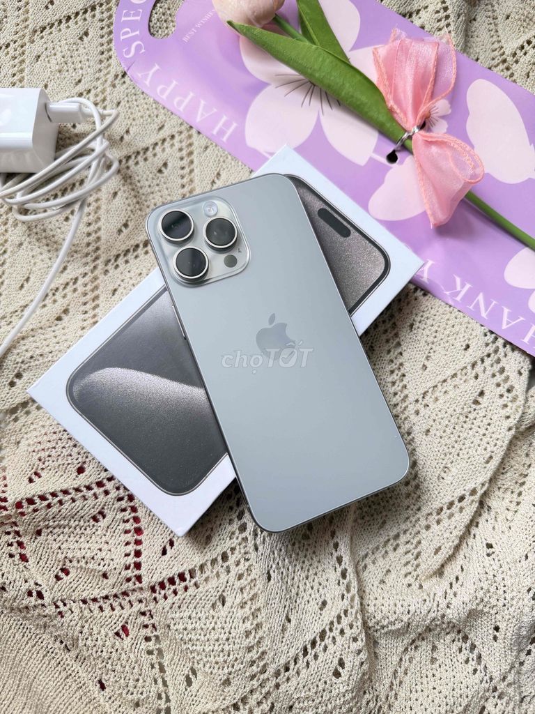 iPhone 15 Pro Max 256GB Quốc tế VN/A  Natural đẹp. Mua bán Điện thoại tại Quận Bình Thạnh Tp Hồ Chí Minh được đăng bởi Hey  hình 1