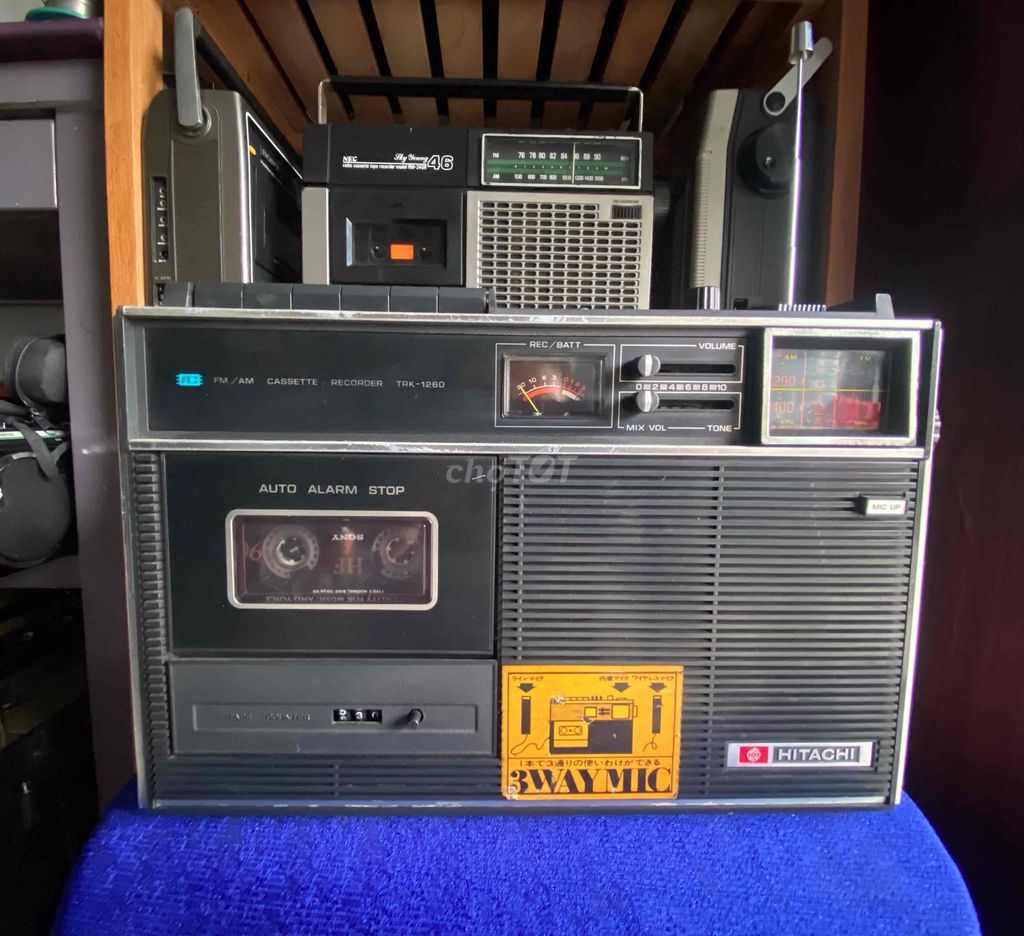 Đài cassette Hitachi TRX-1260 Đen Japan. Mua bán Tivi, Âm thanh tại Quận 12 Tp Hồ Chí Minh được đăng bởi  Hoàng Quyến  hình 1