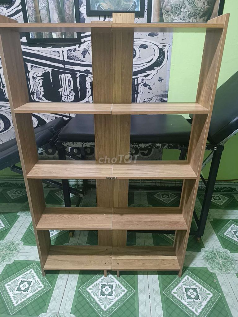 Kệ sách gỗ 5 tầng đơn giản. Mua bán Tủ, kệ gia đình tại Thành phố Vĩnh Long Vĩnh Long được đăng bởi Mino hình 1