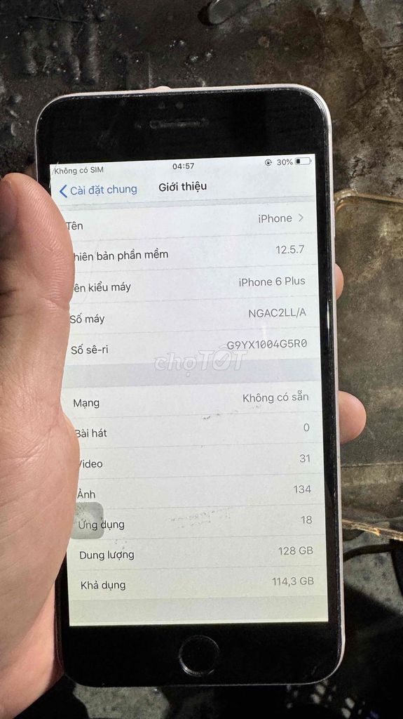 Apple iPhone 6 Plus 128GB Bạc. Mua bán Điện thoại tại Huyện Nhơn Trạch Đồng Nai được đăng bởi HT hình 1