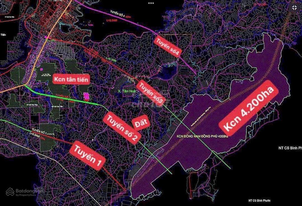 Bán đất nền 1000m2 gần ĐT 753, Tân Hòa, Đồng Phú, Bình Phước