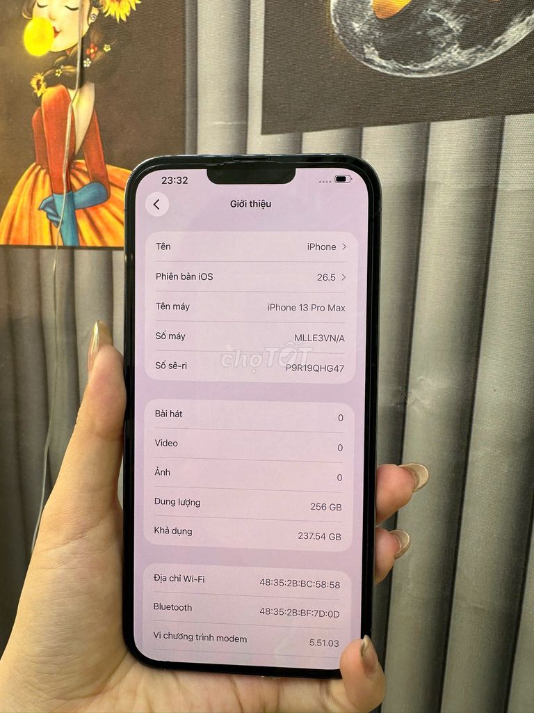  iPhone 13 Pro Max 256GB Xám Quốc tế. Mua bán Điện thoại tại Quận Bắc Từ Liêm Hà Nội được đăng bởi Cửa hàng Bính Táo hình 1