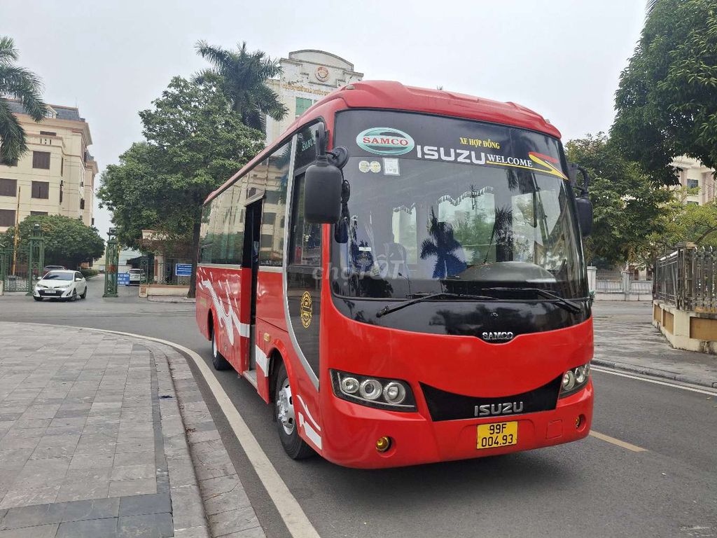 Xe khách Samco Isuzu 2011 29 chỗ Đỏ. Mua bán Phương tiện khác tại Thành phố Thái Bình Thái Bình được đăng bởi xuân Đức  hình 3