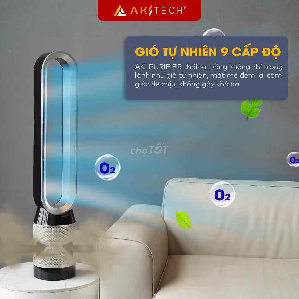 Máy lọc không khí tích hợp quạt không cánh AKI PUR