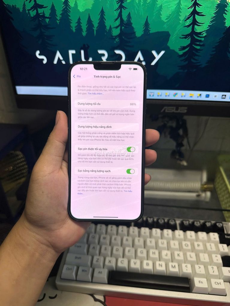 14 Plus 128g Quốc Tế ll/a zin .Full chức năng. Mua bán Điện thoại tại Quận Ninh Kiều Cần Thơ được đăng bởi Tiến Order iPhone Mỹ HK JAV hình 3