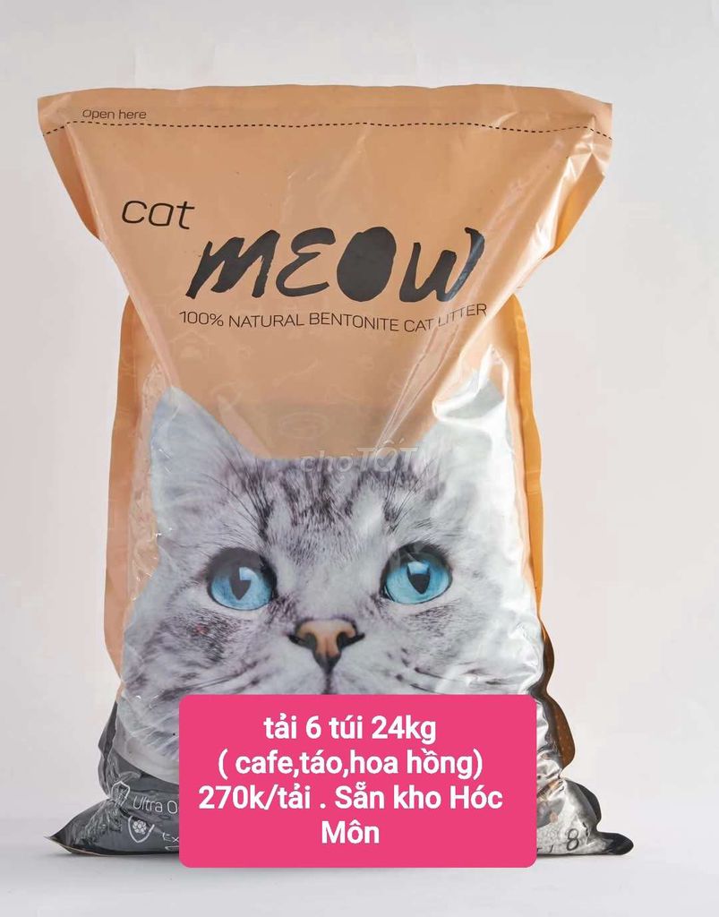 bán cát vệ sinh cho mèo thương hiệu Meow tại HM. Mua bán Phụ kiện, Thức ăn, Dịch vụ tại Huyện Hóc Môn Tp Hồ Chí Minh được đăng bởi Do Huong hình 1