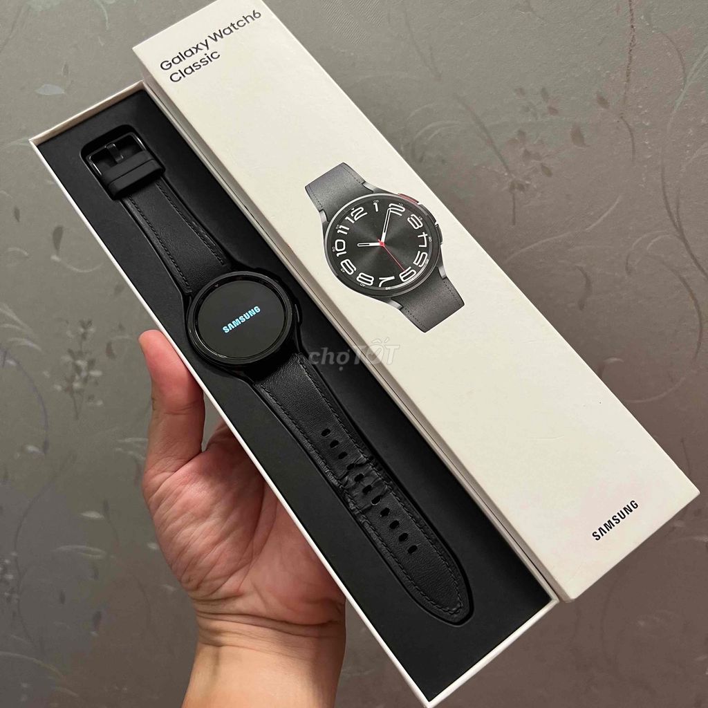 Samsung Galaxy Watch 6 Classic Đen. Mua bán Thiết bị đeo thông minh tại Thành phố Nha Trang Khánh Hòa được đăng bởi Dư dùng nên bán hình 1