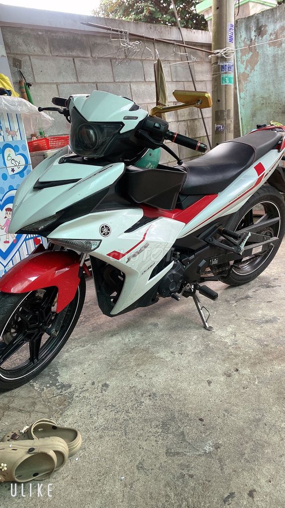 Yamaha Exciter 150 Trắng đỏ Đã sử dụng. Mua bán Xe máy tại Thị xã Tân Uyên Bình Dương được đăng bởi Việt phương  hình 1