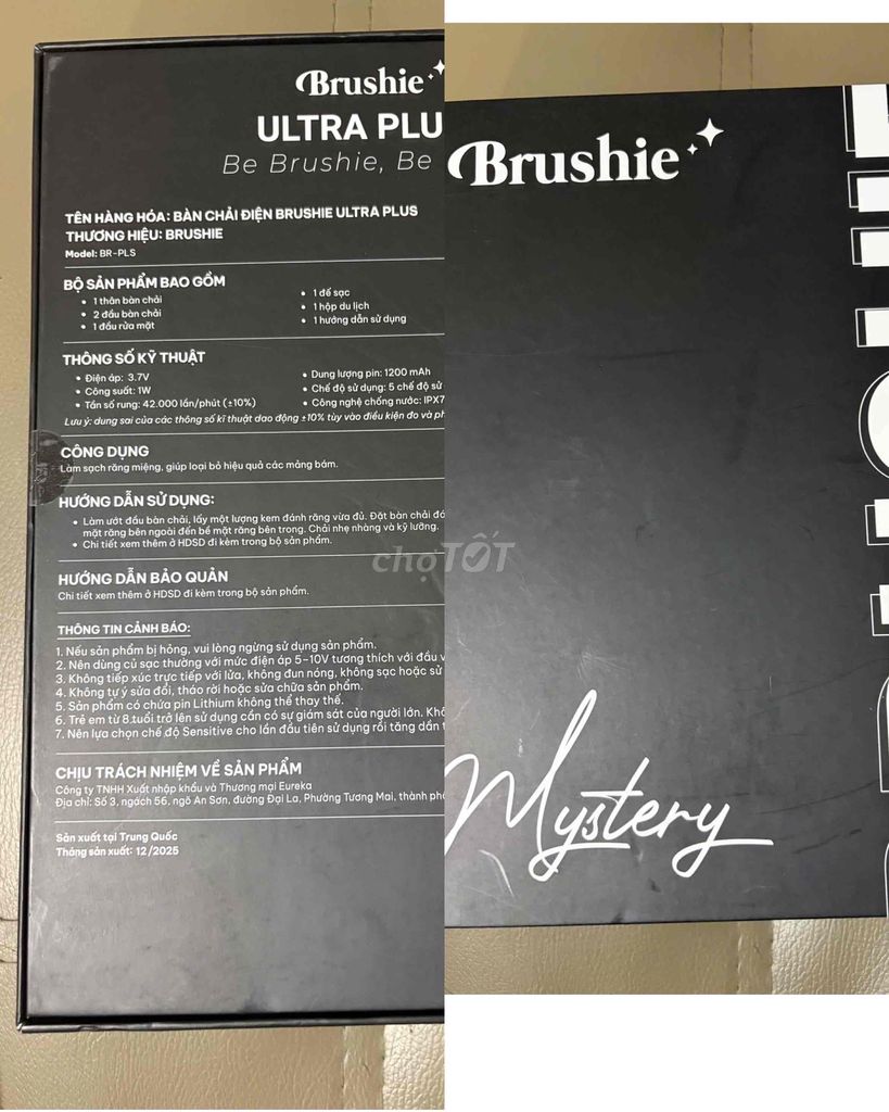 Bàn chải điện Brushie Ultra Plus. Mua bán Thiết bị vệ sinh, nhà tắm tại Quận 4 Tp Hồ Chí Minh được đăng bởi Khánh Nam hình 1
