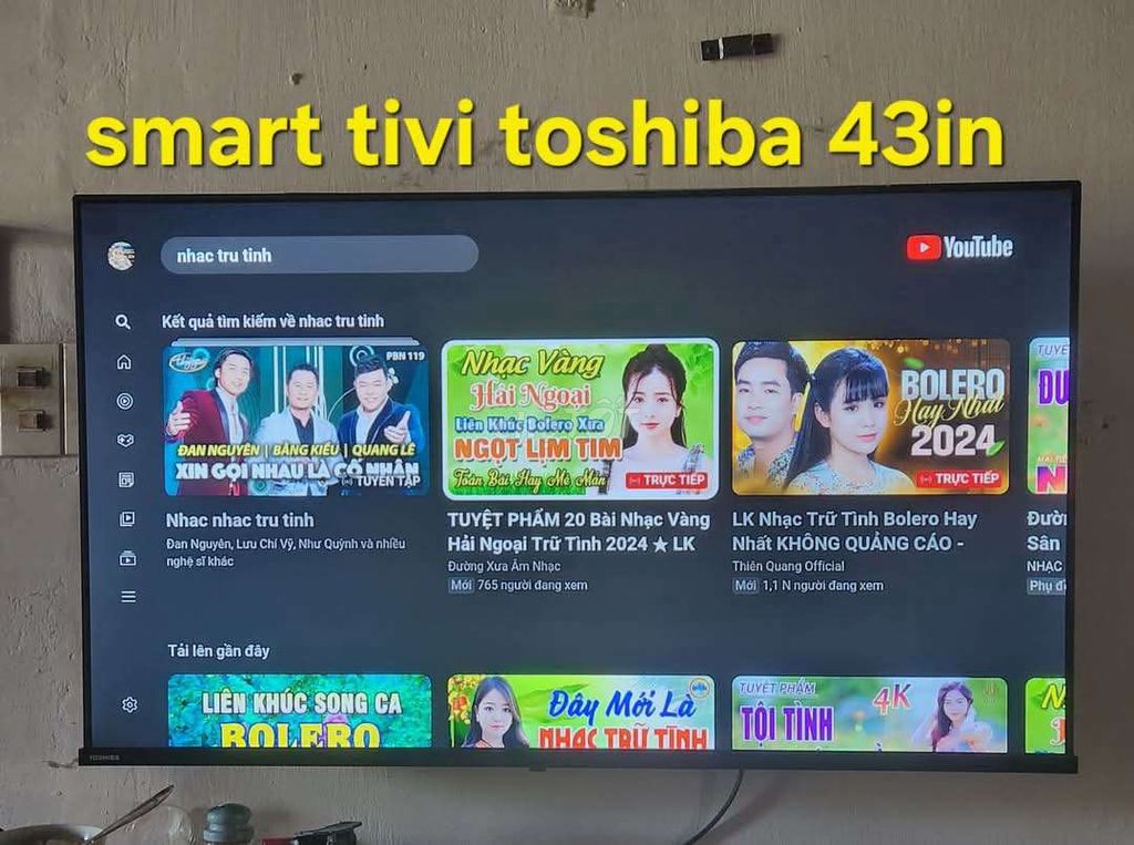 Thanh lý tv toshiba 43in có mạng