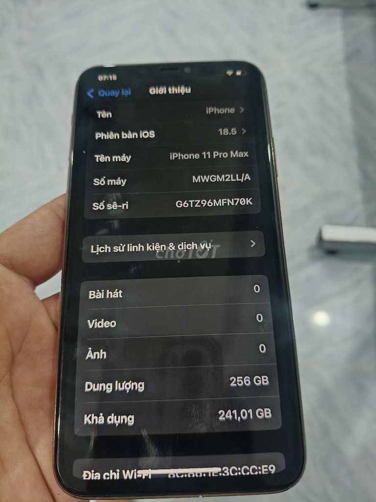 Apple iPhone 11 Pro Max 256GB Vàng. Mua bán Điện thoại tại Thị xã Bến Cát Bình Dương được đăng bởi Tam nguye hình 1