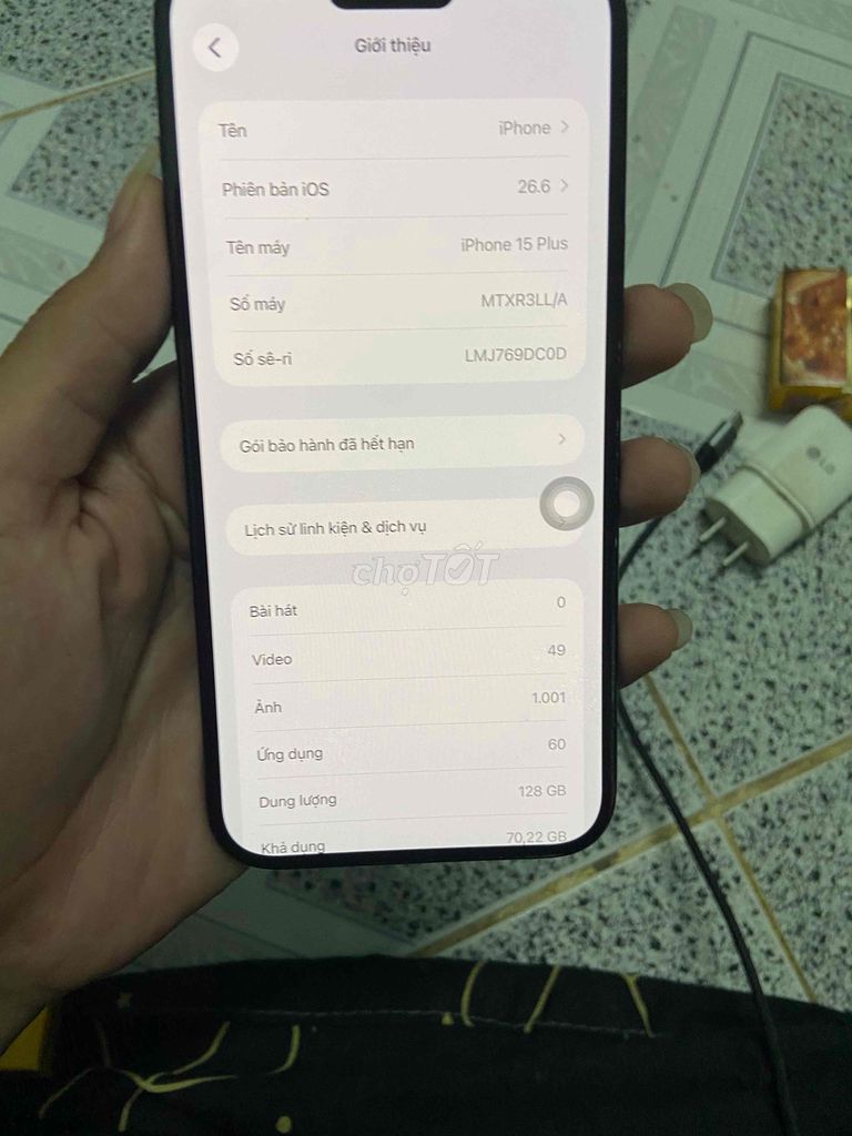 iPhone 15 Plus 128G Lock cnc. Mua bán Điện thoại tại Thành phố Dĩ An Bình Dương được đăng bởi Tiến Đạt hình 1