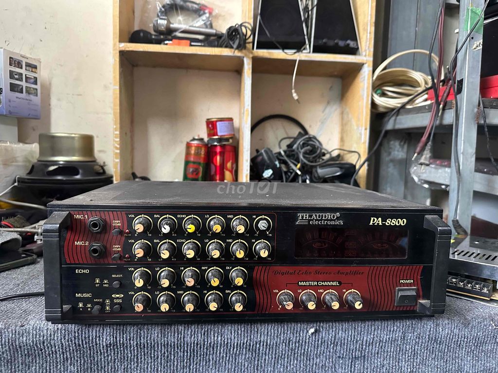 Amply TH.AUDIO PA-8800 .chạy 8 sò. đứt dây nguồn. Mua bán Tivi, Âm thanh tại Quận Phú Nhuận Tp Hồ Chí Minh được đăng bởi Bông Lê  hình 1