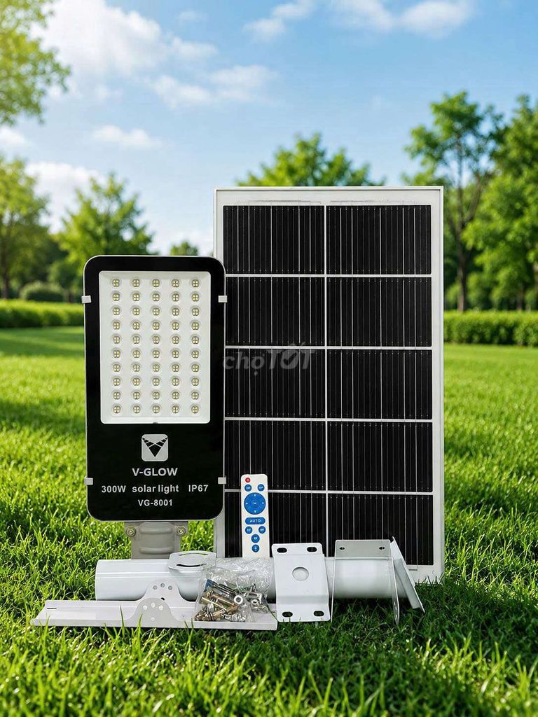 Đèn bàn chải V-GLOW 300W Nhôm đúc. Mua bán Đèn tại Thành phố Biên Hòa Đồng Nai được đăng bởi Thanh Solar Lighting hình 1