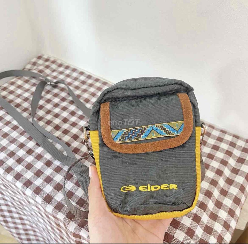 Túi đeo chéo Eider Vải Unisex. Mua bán Túi xách tại Quận 8 Tp Hồ Chí Minh được đăng bởi nguyên hình 1