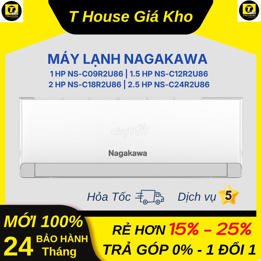 Máy Lạnh Nagakawa 1 HP / 1.5HP/ 2 HP Mới 100%. Mua bán Máy lạnh, điều hoà tại Quận Gò Vấp Tp Hồ Chí Minh được đăng bởi TMOBILE GIÁ TỐT NHẤT hình 1
