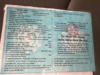 carnival sx 2024, mẫu 2025 Premium 8S- 21000 km. Mua bán Ô tô tại Quận Ninh Kiều Cần Thơ được đăng bởi Linh.