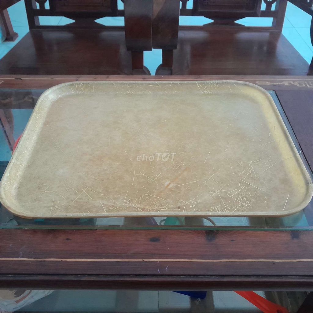 Khay Silite Nhựa Vàng 35x45cm Mỹ