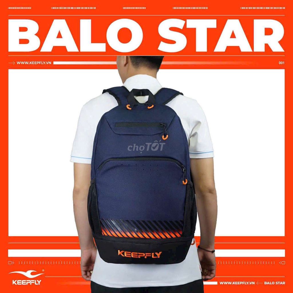 Balo Keepfly Star Đen, Xám, Xanh Unisex. Mua bán Túi xách tại Quận Bình Tân Tp Hồ Chí Minh được đăng bởi Vũ xuân Phát hình 1