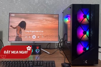 Xả kho bộ PC gaming H110. Màn 24