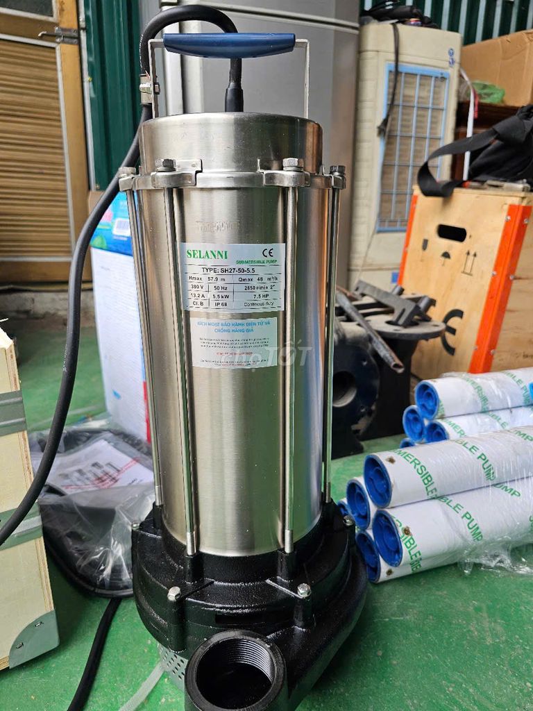 Máy Bơm Chìm Nước Thải / Hút Bùn. Mua bán Đồ chuyên dụng, Giống nuôi trồng tại Quận Hà Đông Hà Nội được đăng bởi Nguyen Tuan Anh hình 1