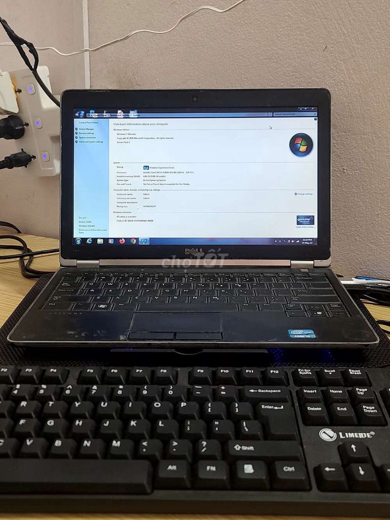 Dell Latitude E6220 i5-2520M 4GB. Mua bán Laptop tại Thành phố Thái Nguyên Thái Nguyên được đăng bởi Lê Cường hình 1