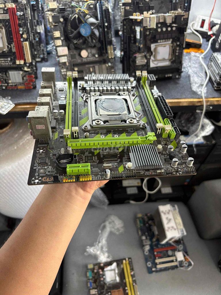 SẴN MAIN X79 CHẠY KHOẺ BAO CHẤT LƯỢNG. Mua bán Linh kiện (RAM, Card...) tại Quận Gò Vấp Tp Hồ Chí Minh được đăng bởi ngọc trang hình 1