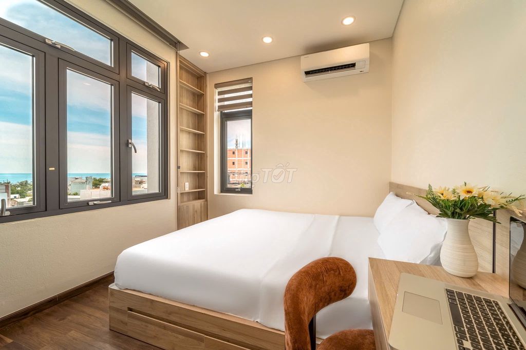 Pet-friendly 2-bedroom flat with sea-view balcony by Mân Thái beach — photo 8