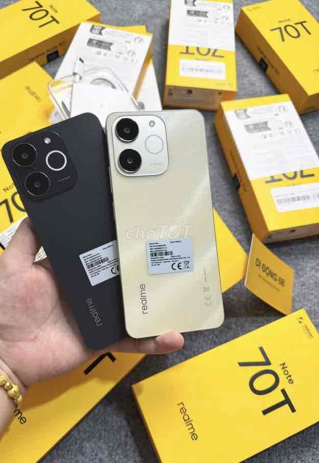 Realme Note 70T Đen, Vàng. Mua bán Điện thoại tại Thành phố Nha Trang Khánh Hòa được đăng bởi Ngọc Thắng Smartphone hình 1
