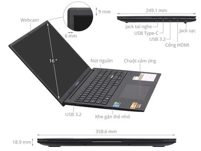 Bán Asus Gaming vivobook K3605ZC còn bh 4/2027. Mua bán Laptop tại Quận Hà Đông Hà Nội được đăng bởi Chi Do an