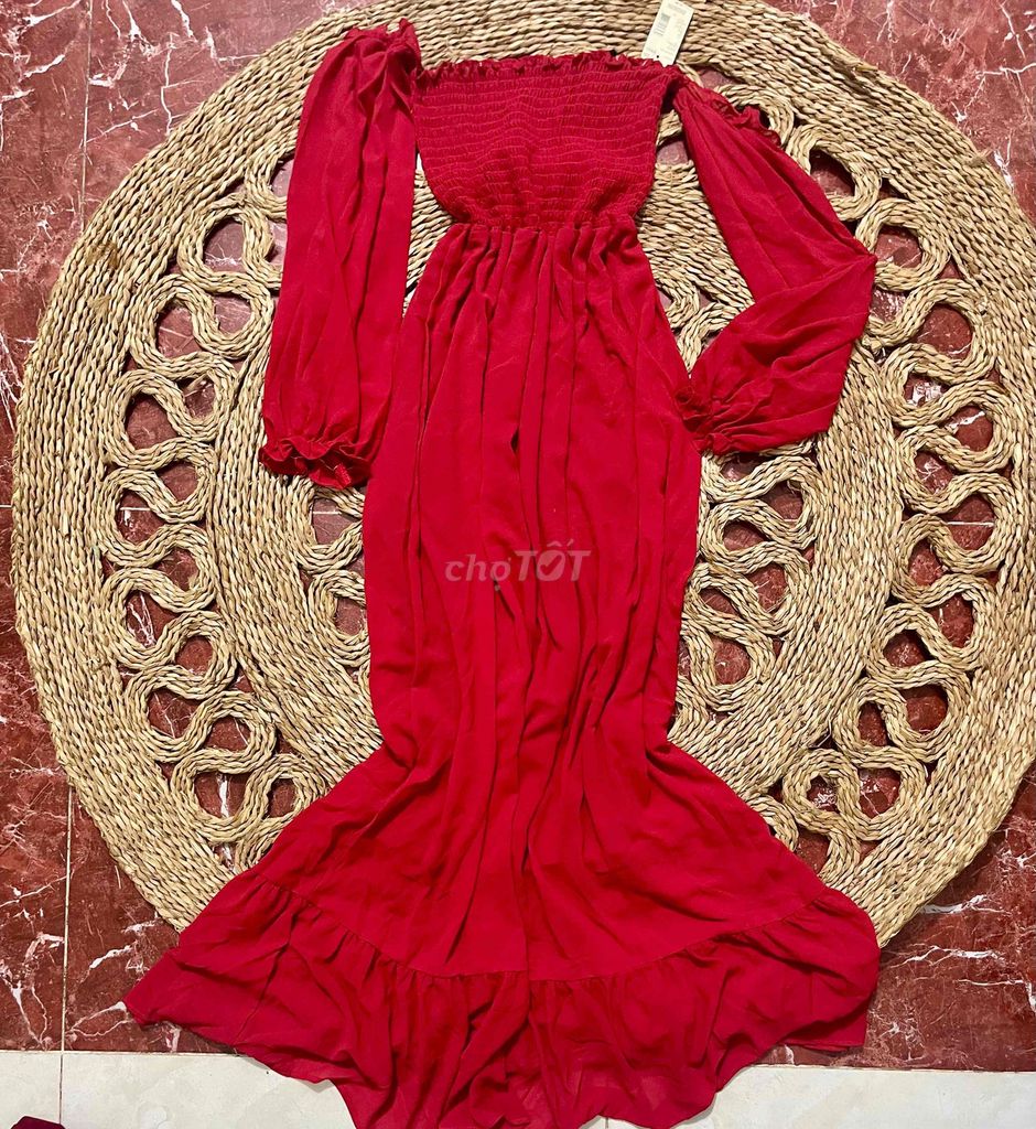 Đầm maxi voan size M. Mua bán Quần áo tại Huyện Cần Giuộc Long An được đăng bởi ThanhTu Nguyen hình 1