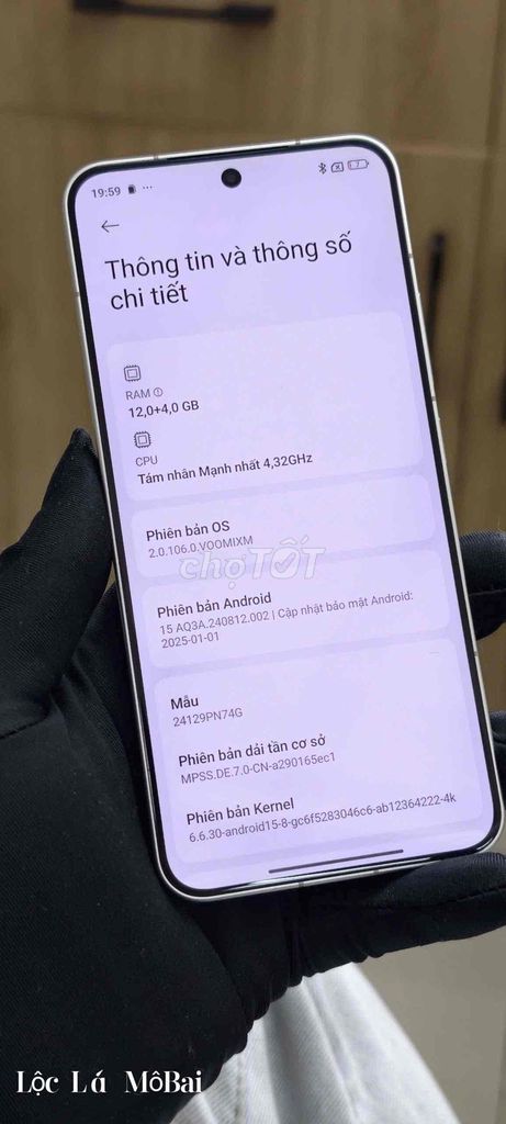 Xiaomi 15 256GB Trắng Snapdragon 8 Elite. Mua bán Điện thoại tại Thành phố Đà Lạt Lâm Đồng được đăng bởi Lộc Lá Mô Bai hình 1
