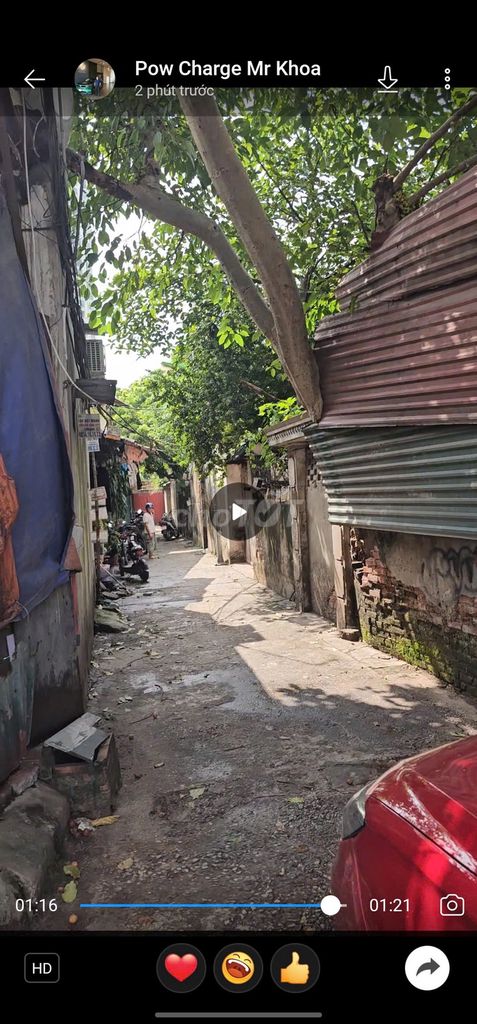 Bán đất trong ngõ đương Dương Văn Bé