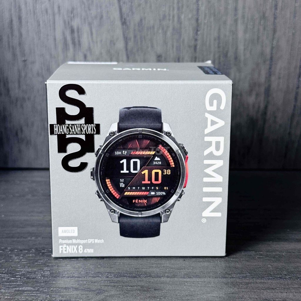 GARMIN FENIX 8 AMOLED THÉP 47mm CHÍNH HÃNG NEWSEAL