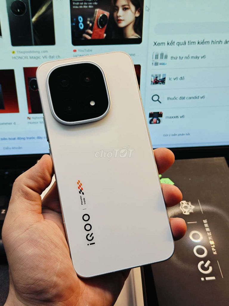 iQOO 15 12GB/256GB Trắng. Mua bán Điện thoại tại Quận Hà Đông Hà Nội được đăng bởi Tài hình 1