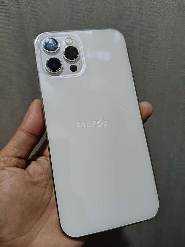  iPhone12 ProMax 256GB Trắng Quốc tế zin bao reset. Mua bán Điện thoại tại Quận Bình Thuỷ Cần Thơ được đăng bởi kimAnh13 máy củ zin  hình 1