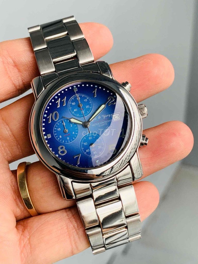 Đồng hồ Y&Y Chronograph Nhật zin keng chuẩn full k. Mua bán Đồng hồ tại Huyện Bình Chánh Tp Hồ Chí Minh được đăng bởi đồng hồ phụ kiện Nhật Thuỵ hình 1