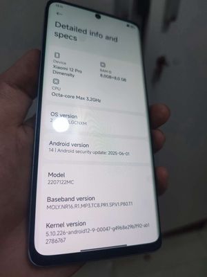 Xiaomi 12 Pro 8GB Xanh nhạt