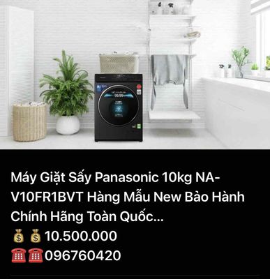 Máy giặt Panasonic 10Kg NA-V10FR1BVT…