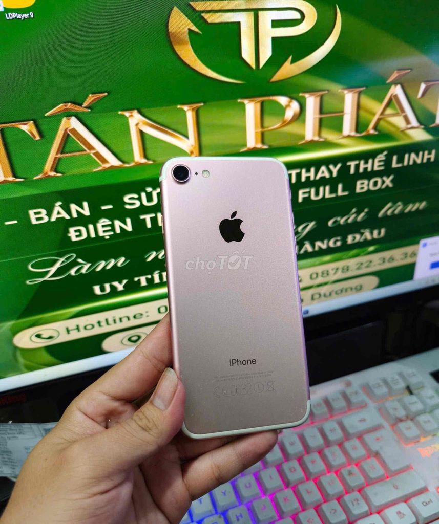 Apple iPhone 7 32GB Vàng hồng pin 100%. Mua bán Điện thoại tại Thành phố Thuận An Bình Dương được đăng bởi Tea Đạt hình 1