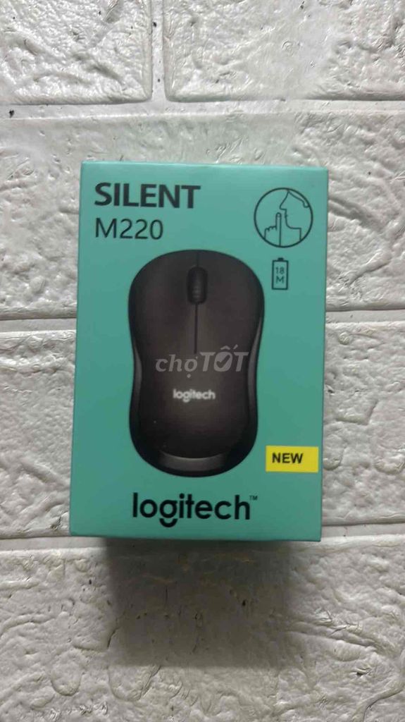 Chuột không dây Logitech M220 Silent mới 2024