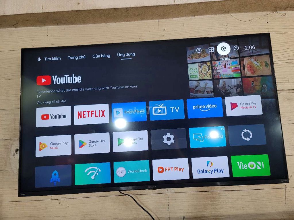 Tivi 50 inch đời 2022 chạy Android có remote nói