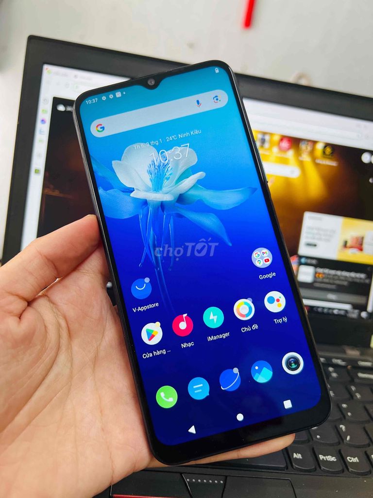 Vivo Y12s ram 3/32GB Xám zin đẹp