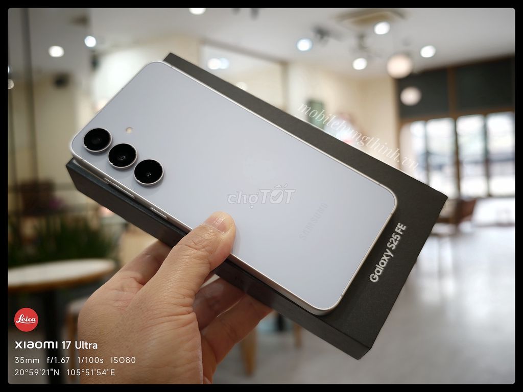 Samsung S25 FE 512GB Xanh nhạt hàng TGDD full box . Mua bán Điện thoại tại Quận Hoàng Mai Hà Nội được đăng bởi mobilehungthinh hình 1