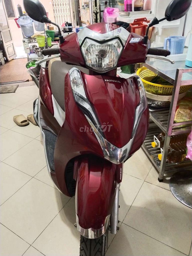 Honda Lead 125cc 2018, бордовый