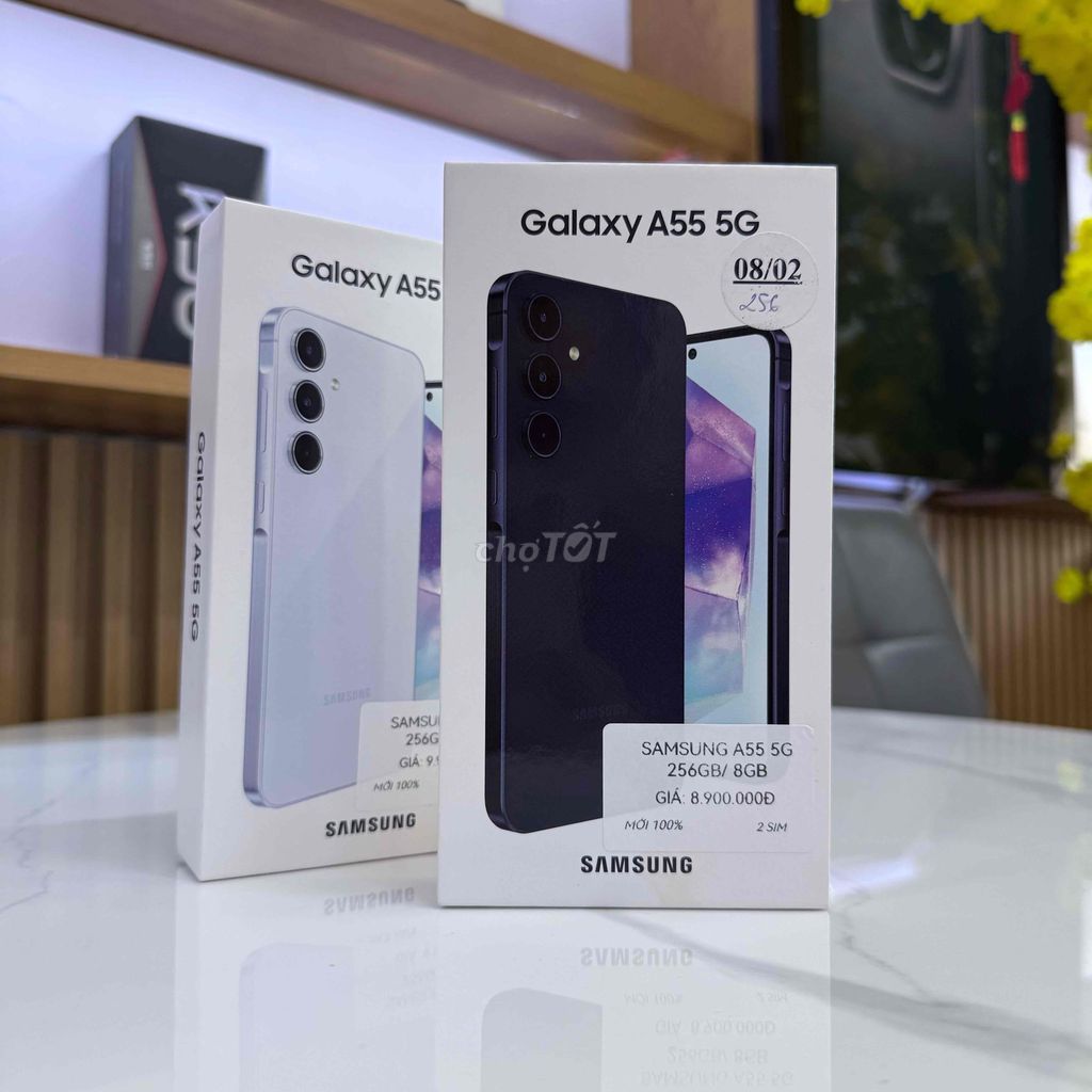 Samsung A55 256GB Mới 100% - CÓ TRẢ GÓP