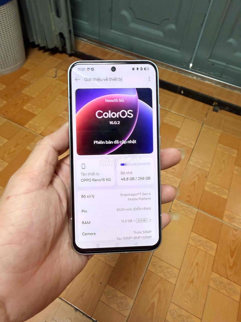 Oppo Reno15 5G 12GB/256GB Trắng Đẹp như mới 01-28. Mua bán Điện thoại tại Quận 6 Tp Hồ Chí Minh được đăng bởi Ryan Huynh hình 1