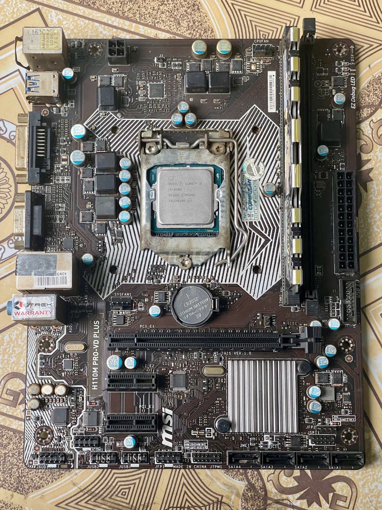 COMBO: Chíp i3-6100 + Ram 8gb DDR4 + Main MSI H110. Mua bán Linh kiện (RAM, Card...) tại Quận Đống Đa Hà Nội được đăng bởi Xuân Hoàng hình 1