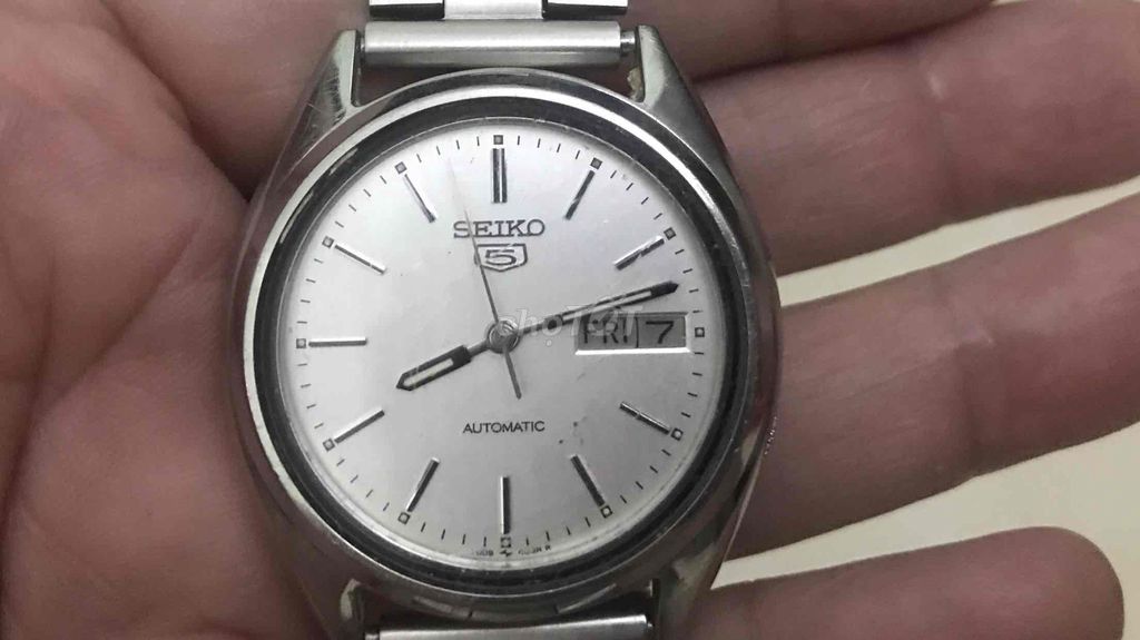 Đồng hồ Seiko 5 Nam 37mm Bạc. Mua bán Đồng hồ tại Thành phố Thái Bình Thái Bình được đăng bởi Mạnh Đức  hình 1